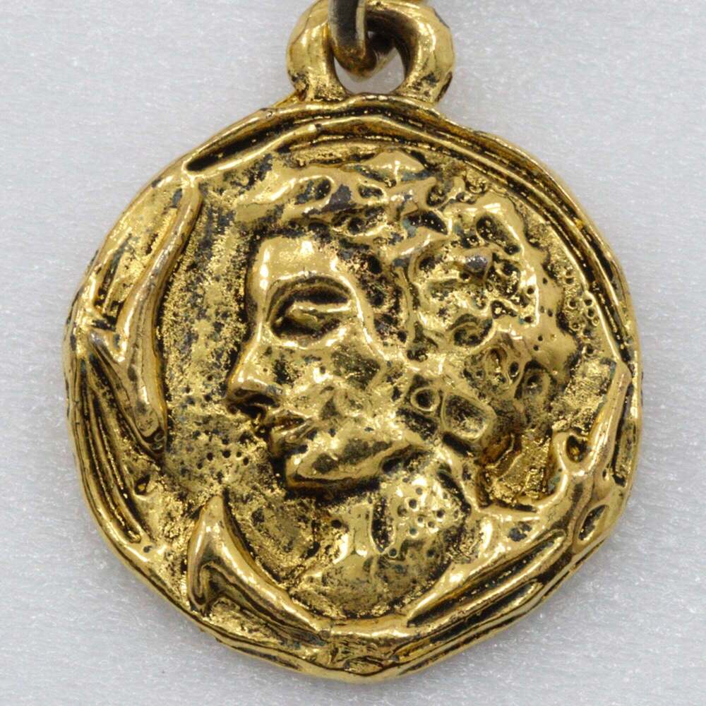 CHANEL Gold Logo Necklace - Picture 10 of 10